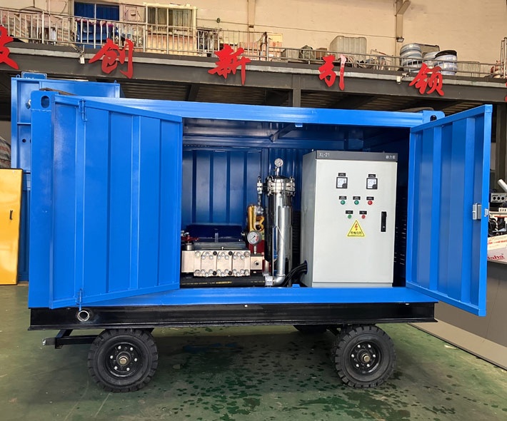 Trailer-Mounted Industrial Unit for commercial use