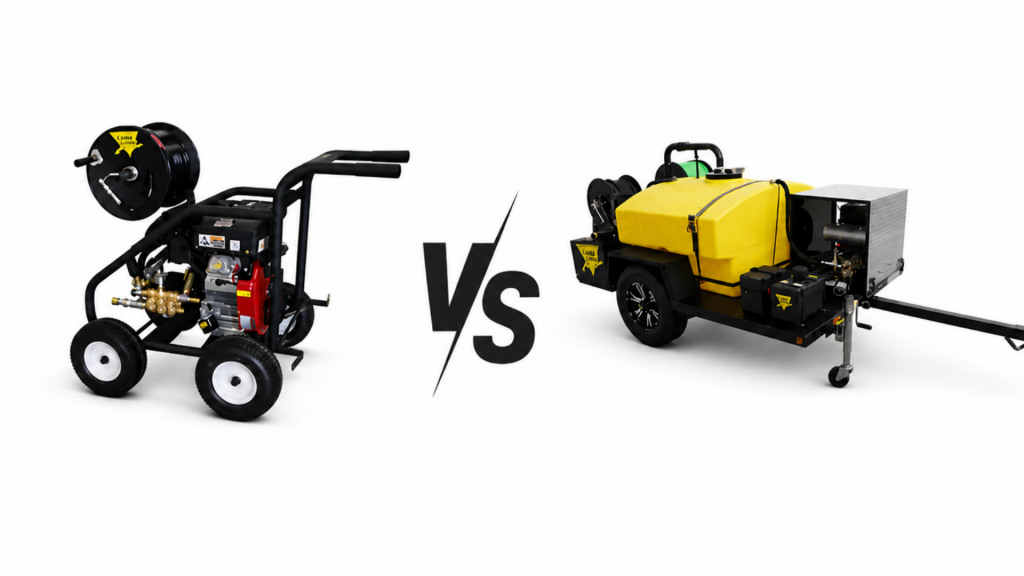 Portable vs Trailer-Mounted Sewer Jetters